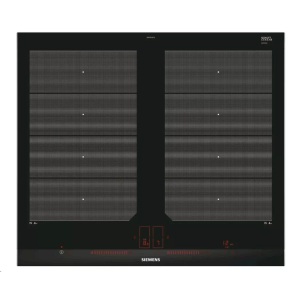 Siemens, Siemens EX675LXC1E Induktionskochfeld, Siemens - EX675LXC1E iQ700 Induktionskochfeld 60 cm Schwarz, Mit Rahmen aufliegend, Schwarz