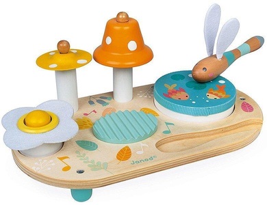 Janod, Janod® Pure Musiktisch mit 5 Funktionen, Janod Spielzeug-Musikinstrument »Janod Musikspielzeug Pure Musiktisch«