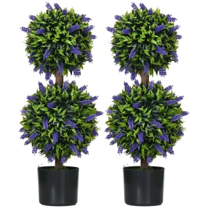 Northio, Northio - Künstliche Pflanzen 2er-Set, UV-beständige Kunstpflanze im Blumentopf, 70 cm Zimmerpflanze mit Lavendel für Wohnzimmer, Garten, One Size, Northio - Künstliche Pflanzen 2er-Set, UV-beständige Kunstpflanze im Blumentopf, 70 cm Zimmerpflanze mit Lavendel für Wohnzimmer, Garten, One Size