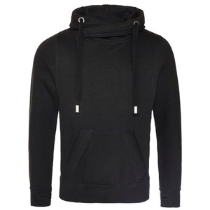Awdis, AWDIS Kapuzenpullover »Herren Cross Neck«, AWDis - Querhals Pullover, für Herren, Schwarz, Größe M