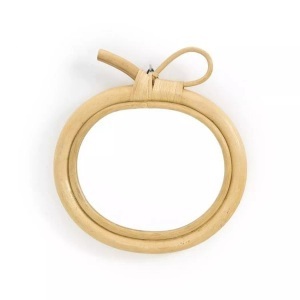 LA REDOUTE INTERIEURS, Rattan-Spiegel Nogu in Apfel-Form, La Redoute Intérieurs - Spiegel Nogu, One Size, Beige