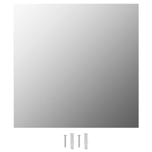 Diverse Hardware, Wandspiegel 40 x 40 cm Quadratisch Glas, vidaXL Wandspiegel 40 x 40 cm Quadratisch Glas
