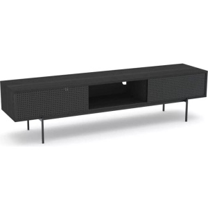 mutoni scandi, TV-Lowboard Angie schwarz, TV-Möbel LOGAM 180cm schwarz
