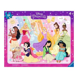 Ravensburger, Ravensburger Rahmenpuzzle - Unsere Disney Prinzessinnen, Rahmenpuzzle UNSERE DISNEY-PRINZESSINNEN 40-teilig