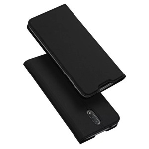 Dux Ducis, Dux Ducis Schlanke Flip Brieftasche Fall, Business-Serie für Nokia 2.3 - Schwarz, DuxDucis - Schickes Cover Nokia 2.3 Schwarz, Schwarz