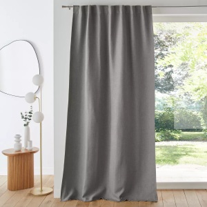 LA REDOUTE INTERIEURS, Blickdichter Vorhang Exurie Unisex Grau 140x350CM, La Redoute Intérieurs - Blickdichter Vorhang Exurie, 140x350CM, Grau