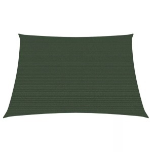 vidaXL, vidaXL Sonnensegel 160 g/m² Dunkelgrün 3/4x2 m HDPE, vidaXL Sonnensegel 160 g/m² Dunkelgrün 3/4x2 m HDPE