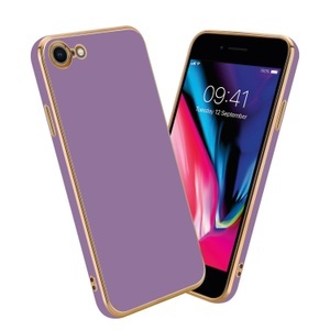 Cadorabo, Hülle für Apple iPhone 7 7S 8 SE 2020 mit Kameraschutz, Cadorabo - Hülle für Apple iPhone 7 7S 8 SE 2020 mit Kameraschutz, Lila