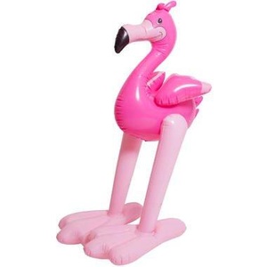 Folat, Folat Aufblasbarer Flamingo Sommer pink circa 120cm Flamingoparty, Folat Aufblasbares Accessoire Flamingo Pink