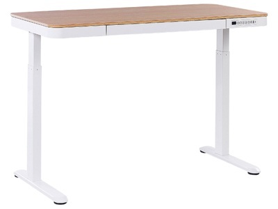 Beliani, Schreibtisch aus Faserplatte Modern KENLY Schreibtisch aus Faserplatte Modern KENLY, Beliani - Schreibtisch aus Faserplatte Modern KENLY, One Size, Weiss Bunt