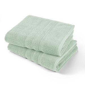 LA REDOUTE INTERIEURS, Handtuch Ismo aus Bio-Frottee Handtuch Ismo aus Bio-Frottee, La Redoute Intérieurs - Handtuch Ismo aus Bio-Frottee, 50 x 100 cm, Blau