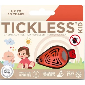 Tickless, Tickless Kid Zeckenschutz orange 1 Stück, Tickless Kid Zeckenschutz 3-10 Jahren (1 Stk)