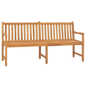 vidaXL, vidaXL Gartenbank 180 cm Massivholz Teak