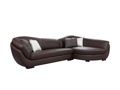 LINEA SOFA, Ecksofa Leder 5Sitzer CAIPI Büffelleder Ecke Rechts Ecksofa Leder 5Sitzer CAIPI Büffelleder Ecke Rechts, LINEA SOFA - Ecksofa Leder 5Sitzer CAIPI Büffelleder Ecke Rechts, One Size, Braun