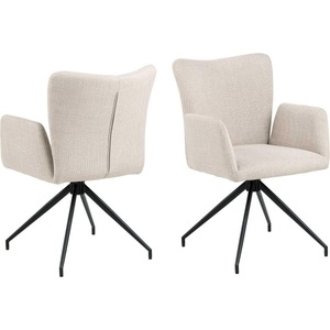 undefined, Stuhl LAURA Stoff beige Drehsitz