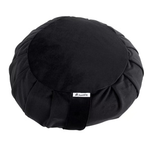 Gladiatorfit, Zafu Zen Meditationskissen Aus Baumwolle Ø 35cm | Mehrere Farben Erhältlich Unisex Schwarz ONE SIZE, JustFit - Zafu Zen Meditationskissen aus Baumwolle Ø 35cm, One Size, Schwarz