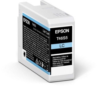 Epson, Epson Tintenpatrone T46S500 light cyan, Epson Tintenpatrone, hell-blau, SureColor SC-P700, T46S500, (26ml)