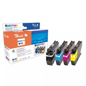 Peach, Peach Brother LC-3211, PEA, Multi-Pack, REM, FW, Peach Tinte Brother LC-3211 Multi-Pack Black/Cyan/Magenta/Yellow
