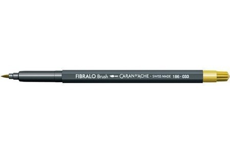 Caran d'ache, CARAN D'ACHE Classic Fibralo Brush 186.033 goldocker, Caran d'Ache Classic Fibralo Brush, goldocker, 186.033