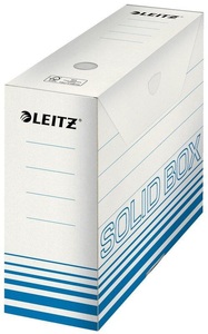 Leitz, Leitz Archivschachtel Solid, 100 mm, Leitz Archiv-Box Solid, A4, blau, 6128-00-30
