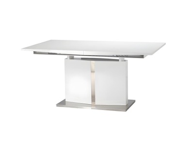 Vente-unique, Esstisch Edelstahl TRINITY Ausziehbar Esstisch Edelstahl TRINITY Ausziehbar, 