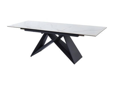Vente-unique, Esstisch ausziehbar LIBSY Keramik Metall Esstisch ausziehbar LIBSY Keramik Metall, 