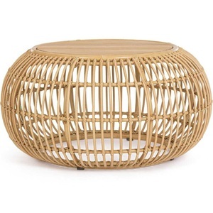 mutoni lifestyle, Garten Couchtisch Florisel Teakholz natur rund 60, Garten Couchtisch Florisel Teakholz natur rund 60