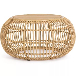 mutoni lifestyle, Garten Couchtisch Florisel Teakholz natur rund 60, Garten Couchtisch Florisel Teakholz natur rund 60