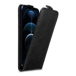 Cadorabo, Hülle für Apple iPhone 12 PRO MAX mit Magnetverschluss, Cadorabo - Hülle für Apple iPhone 12 PRO MAX mit Magnetverschluss, Schwarz