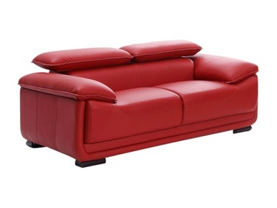Vente-unique, Ledersofa 2Sitzer MACELO Ledersofa 2Sitzer MACELO