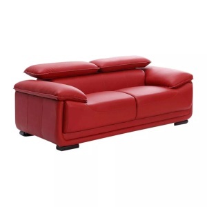 Vente-unique, Ledersofa 2Sitzer MACELO Ledersofa 2Sitzer MACELO