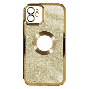Avizar, Glitter Hülle Apple iPhone 12, Avizar - Glitter Hülle Apple iPhone 12, Gelbgold