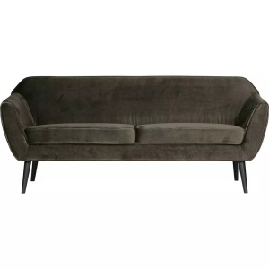 mutoni casual, Sofa Rocco Samt Warm Grün, Sofa Rocco Samt warmgrün 187