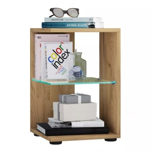 VCM, Holz Beistelltisch Elani Holz Beistelltisch Elani, VCM - Holz Beistelltisch Elani, One Size, Beige Medium