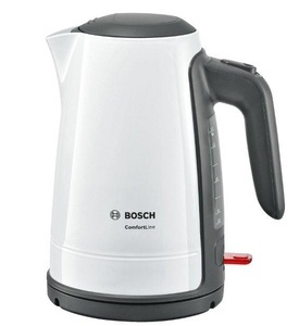 Bosch, Bosch ComfortLine Twk6A011 - Wasserkocher (Weiss/Dunkelgrau), Bosch Wasserkocher TWK6A011