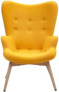mutoni casual, Sessel gelb Webstoff, Sessel gelb Webstoff