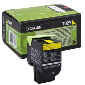 Lexmark, Lexmark Toner 702HY CS310 CS410 CS510 70C2HY0 Original Gelb 3000 Seiten, Lexmark L310-510 Toner XL y - Lexmark 70C2HY0 für z.B. Lexmark CS 310 dn, Lexmark CS 310 n, Lexmark CS 410 dn, Lexmark CS 410 dtn