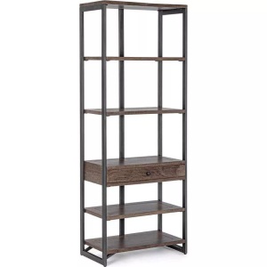 mutoni lifestyle, Bücherschrank Calixte Höhe 202, Bücherschrank Calixte Höhe 202