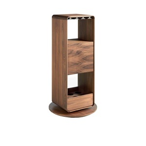Angel cerda, Angel Cerda - Aufbewahrungsmöbel - Braun, ANGEL CERDA - Drehbarer Barschrank aus Nussbaum, One Size, Baumnuss