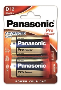Panasonic, Pro Power Gold D LR20PPG/2BP, Batterie, Panasonic Pro Power Batterien D / LR20 2 Stk.