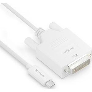 PureLink, PureLink Kabel IS2210-020 USB Type-C - DVI-D, 2 m, Weiss
