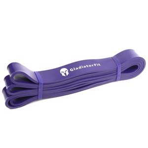 Gladiatorfit, GladiatorFit Elastische Widerstandsbinde aus Latex Fitnessband, GladiatorFit - Elastische Widerstandsbinde aus Latex One Size, Violett