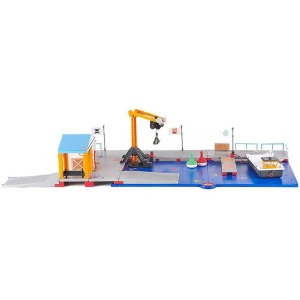 Siku, SIKU 5512 - Anlegestelle, Hafen, Kran, Steg, Modell, WORLD Anlegestelle, Kulisse