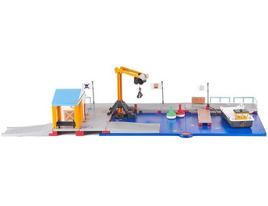 Siku, SIKU 5512 - Anlegestelle, Hafen, Kran, Steg, Modell, WORLD Anlegestelle, Kulisse