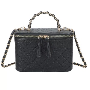 Gallantry, Gallantry - Vanity-Tasche gesteppt elegant, One Size, Schwarz