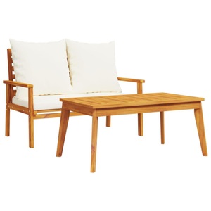 vidaXL, vidaXL Gartensofa-Set mit Kissen Massivholz Akazie