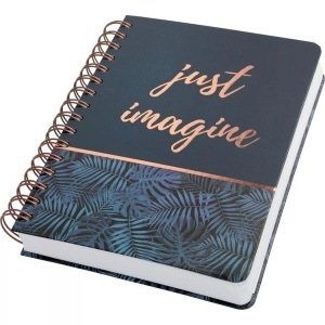 Jolie, Jolie Notizbuch Mystic Jungle A5, Dot, Blau, Jolie Notiz-Spiralbuch, A5, MysticJungle, Dot-Lin., 240S., JN603