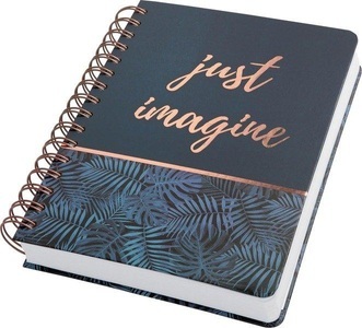 Jolie, Jolie Notizbuch Mystic Jungle A5, Dot, Blau, Jolie Notiz-Spiralbuch, A5, MysticJungle, Dot-Lin., 240S., JN603