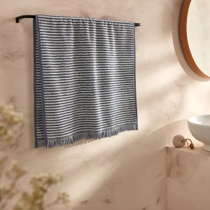 LA REDOUTE INTERIEURS, Gestreiftes Frottee-Handtuch HARMONY, Frottee-Handtuch MALO, gestreift