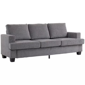 HOMCOM, HOMCOM - 3-Sitzer-Sofa, One Size, Grau, HOMCOM - 3-Sitzer-Sofa, One Size, Grau